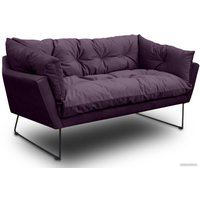 Диван Brioli Анико двухместный (V7/фиолетовый)