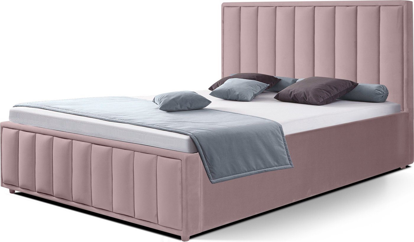 

Кровать ФорестДекоГрупп Стелла 2 160x200 с ПМ и бельевым ящиком (Veluta Lux 37)