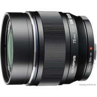 Объектив Olympus M.Zuiko Digital ED 75mm 1:1.8 (черный)