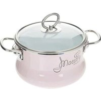 Набор кастрюль СтальЭмаль Maestro 8DT135S (розовый)