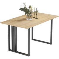 Кухонный стол Mio Tesoro Laim 120x70 (дуб сонома/черный)