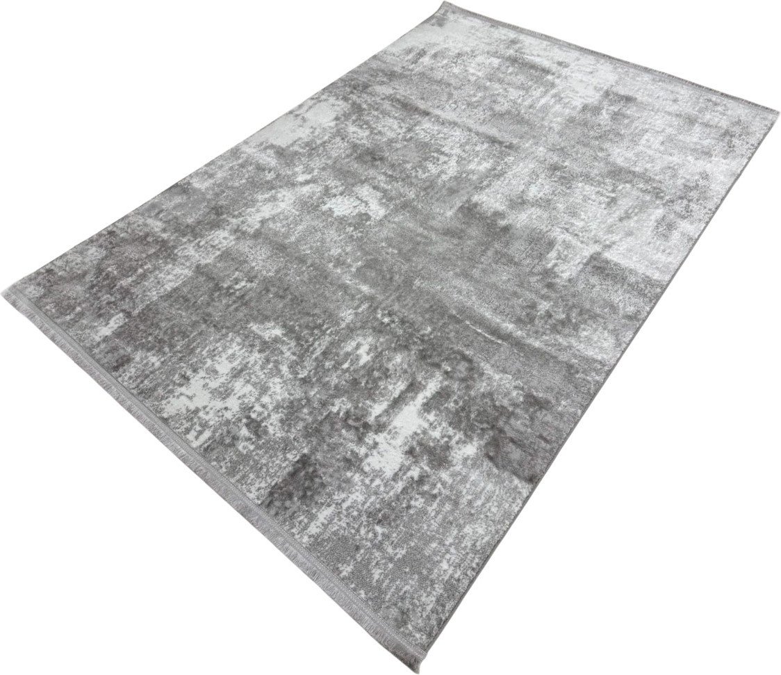 Ковер для жилой комнаты Radjab Carpet Аврелия Прямоугольник NP491A (0.8x1.5, Grey)
