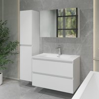  Lauter Тумба под умывальник Mia 80 (белый глянец) в Барановичах