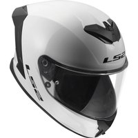 Мотошлем LS2 FF820 Rapid III Solid (M, белый глянцевый)