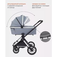 Универсальная коляска Rant MOWbaby Tilda MB064 (2 в 1, синий)