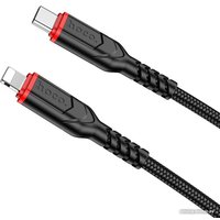Кабель Hoco X59 USB Type-C - Lightning (1 м, черный)