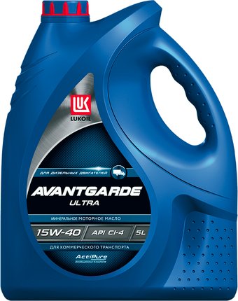 Моторное масло Лукойл Авангард Ультра 5W-40 API CI-4/SL 5л 4.3кг