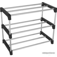 Полка для обуви Sheffilton SHT-SR6 (черный/хром)
