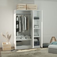 Шкаф распашной Диприз Марм 3дв. 1170х550х1750 Д.70047.1 (шиншилла серая)