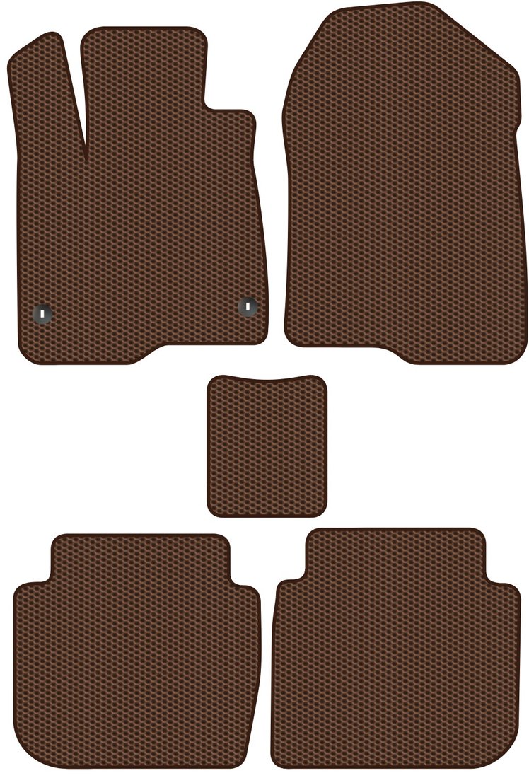 

Комплект ковриков для авто Alicosta Honda CR-V VI (suv / RS) 2022 - Н.В. (коричневый, сота)
