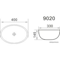 Умывальник Axus 40 9020A