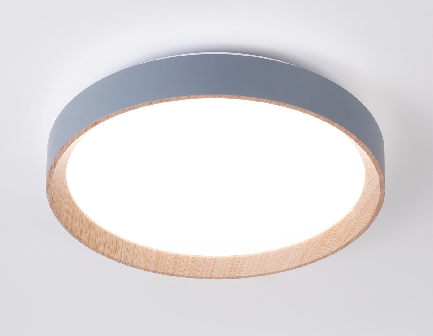 

Светильник-тарелка Ambrella light FZ1320 (серый/светлое дерево)