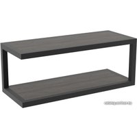 Журнальный столик TMB Loft Этернел Сосна 900х400х500 18 мм 40х40 (эбеновое дерево)