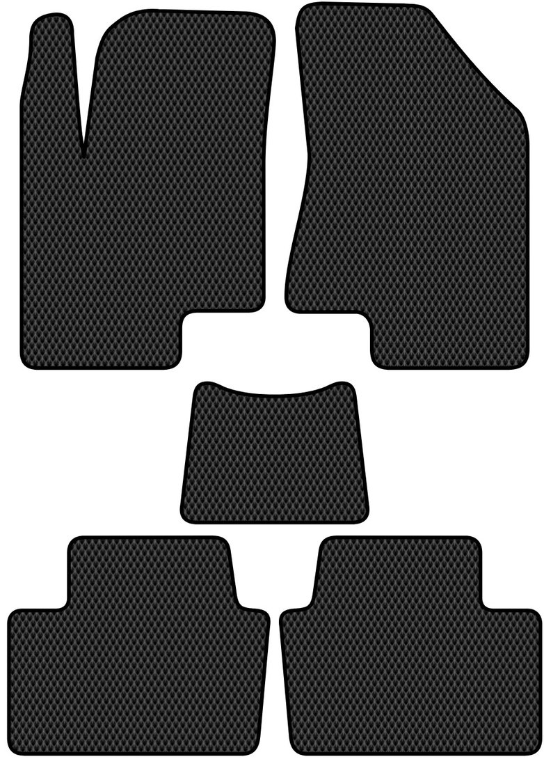 

Комплект ковриков для авто Alicosta Changan CS35 Plus I (suv) 2021 - Н.В. (черный, ромб)