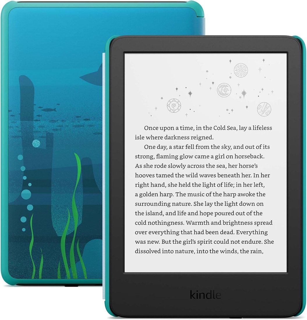

Электронная книга Amazon Kindle Kids 2024 (бирюзовый, с обложкой Ocean Explorer)