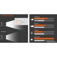 Галогенная лампа Osram H4 Cool Blue Intense 2шт [64193CBI-HCB]