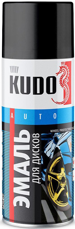 

Автомобильная краска Kudo Эмаль для дисков KU-5203 520мл (черный)