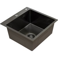 Кухонная мойка Blantek LS-5050B Nano black