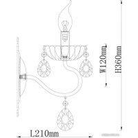 Бра De Markt Свеча 41 683024301