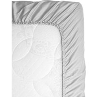 2-спальный комплект постельного белья Loon Adelina (2-спальный, наволочка 50x70, светло-серый)