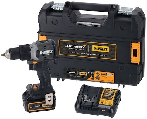 Ударная дрель-шуруповерт DeWalt DCD85MM1T-QW (с 1-м АКБ, кейс)