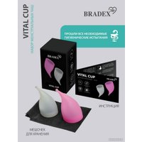 Менструальная чаша Bradex Vital Cup (S+L)