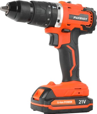 Ударная дрель-шуруповерт Patriot BR 210UES-h 180301555 (с 2-мя АКБ, кейс)