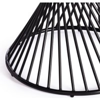 Кухонный стол TetChair Bertoia GT21 110x110x75 металл/стекло (черный)