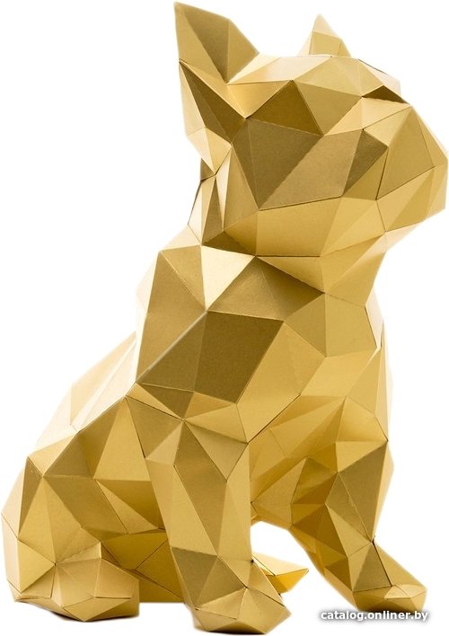 PaperCraft PAPERRAZ Бульдог Жульен (золотой)