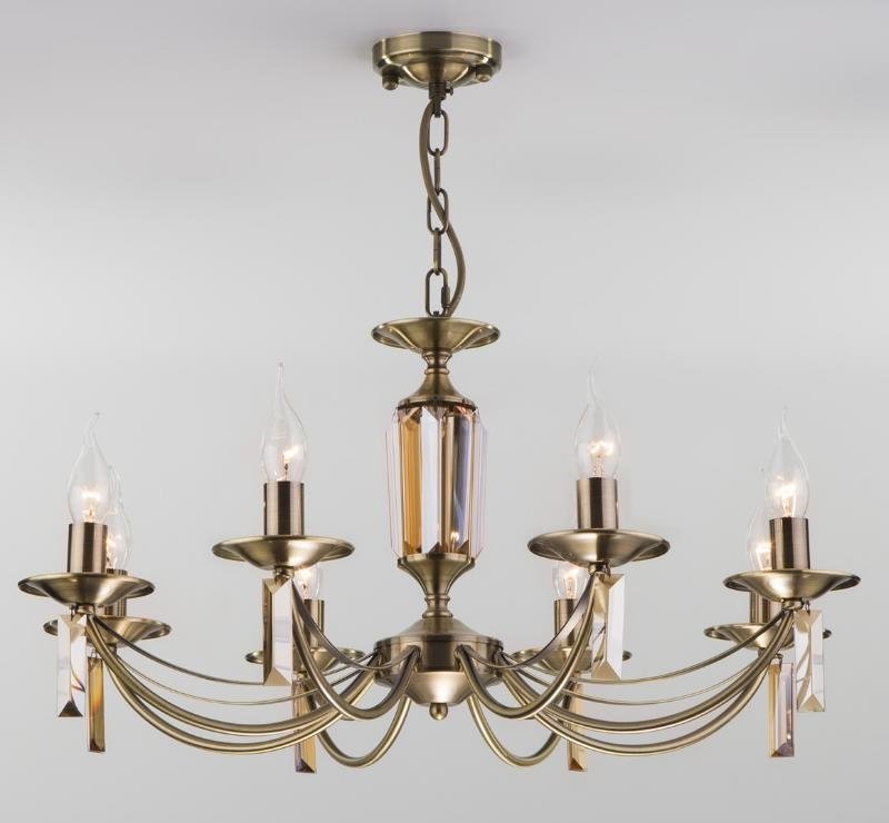

Подвесная люстра Евросвет 60087/8 (Antique Bronze)