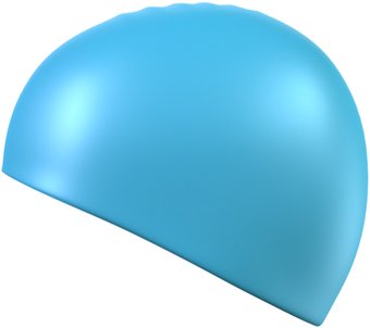 Шапочка для плавания Mad Wave Standart Cap Silicone (голубой)