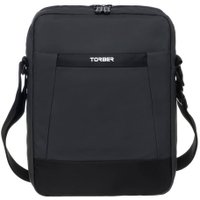 Мужская сумка Torber T8000 (черный/серый)