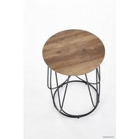 Журнальный столик Halmar Nubira S (орех/черный)