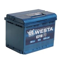 Автомобильный аккумулятор Westa EFB 6СТ-60 VLR Euro низкий (60 А·ч) в Солигорске
