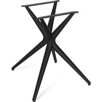 Кухонный стол Sheffilton SHT-TU30/TT 90 МДФ (черный/каменный уголь)