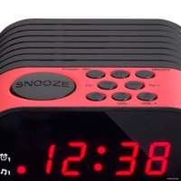 Настольные часы Lenco CR-07 (розовый)