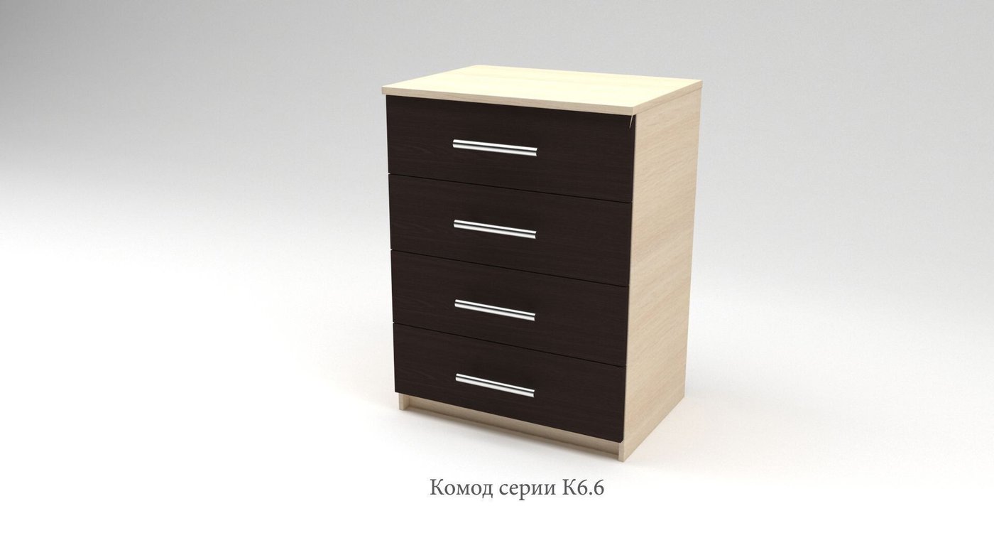 

Комод Миркомодоф К — 6.6 (дуб молочный/венге луизиана)