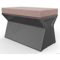 Скамейка Berkano X-seat Line 230_018_00 (черный/кофейный)