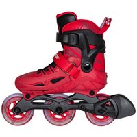 Роликовые коньки Powerslide Phuzion Universe 3 колеса (р. 37-40, красный)