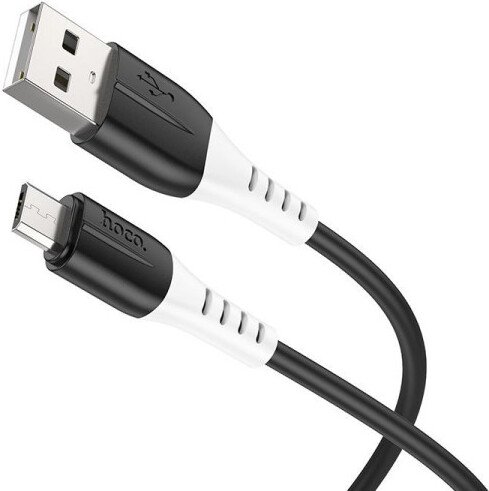

Кабель Hoco X82 USB Type-A - microUSB (1 м, черный)