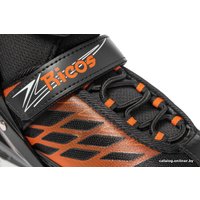 Роликовые коньки Ricos Stream PW-153B M (р. 37-40, черный/оранжевый)