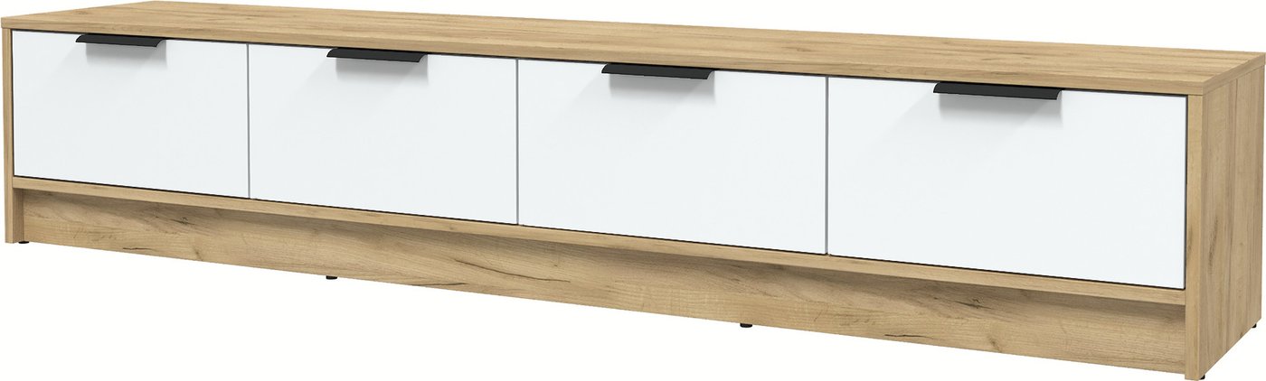 

Тумба Интерлиния ТВ Концепт КТ-ТВ4-35 Глосс (дуб золотой/белый)