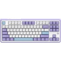Клавиатура Ajazz AK870 Without Screen (фиолетовый/белый/синий, Ajazz Gift)
