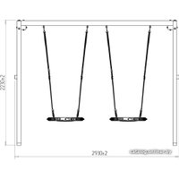Стационарные качели Красная звезда Р911-28