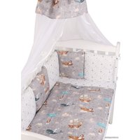 Детский комплект постельного белья Amarobaby Путешественники AMARO-3003-Py (серый)
