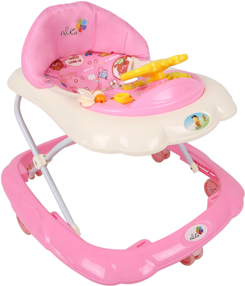 

Ходунки Alis Rider C 7 силиконовых колес (розовый)