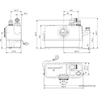 Канализационная установка Grundfos Sololift2 WC-1
