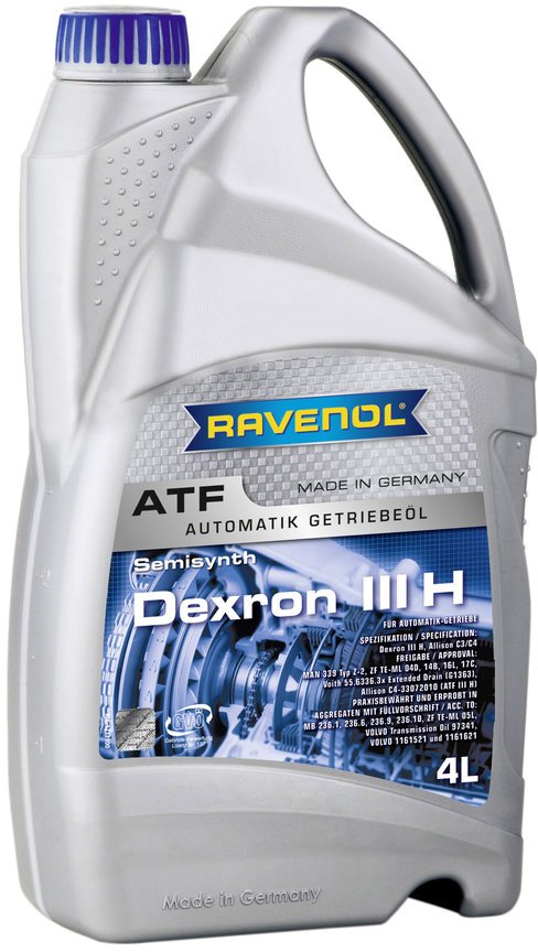 

Трансмиссионное масло Ravenol Dexron III H 4л