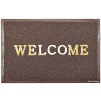 Придверный коврик ComeForte Welcome 50x80 (коричневый)