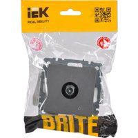 Розетка телевизионная IEK Brite BR-A10-P-K46